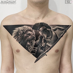 Серго Акопян, реализм тату, realism tattoo, цветной реализм, цветная татуировка, тату корабль, реалистичная тату, тату на груди
