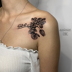 Серго Акопян, реализм тату, realism tattoo, цветной реализм, цветная татуировка, тату цветы, реалистичная тату, тату на цветок