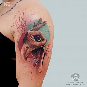 Серго Акопян, реализм тату, realism tattoo, цветной реализм, цветная татуировка, тату портрет, реалистичная тату, тату на руке, тату рука, тату штрихами, тату абстракция, тату экспрессионизм